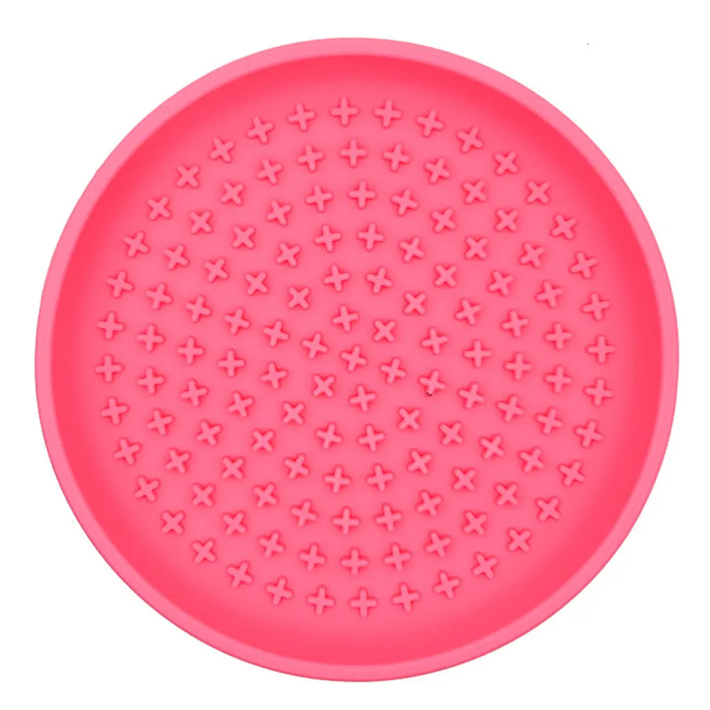 Talking Dog Club Lickables Licking Bowls for Dogs and Cats (Pink)