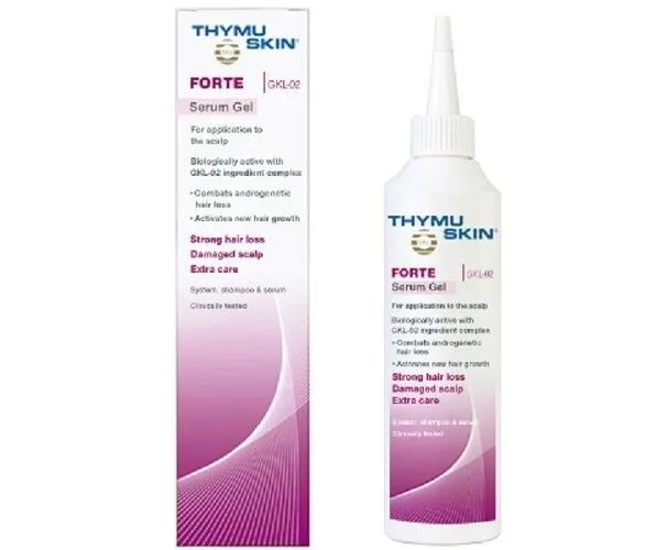 THYMUSKIN Forte Serum (Step #2) for Scalp Therapy for Very Strong Thinning and Hair Loss to Nourishing, Reinforcement, and Strengthening Hair. Hair Condition: Intensive Treatment Due to Damaged & EX