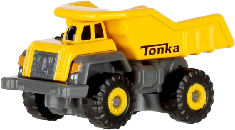 Tonka Micro Metals 4 Pack – Dump Truck Cement Mixer Bulldozer Garbage Truck