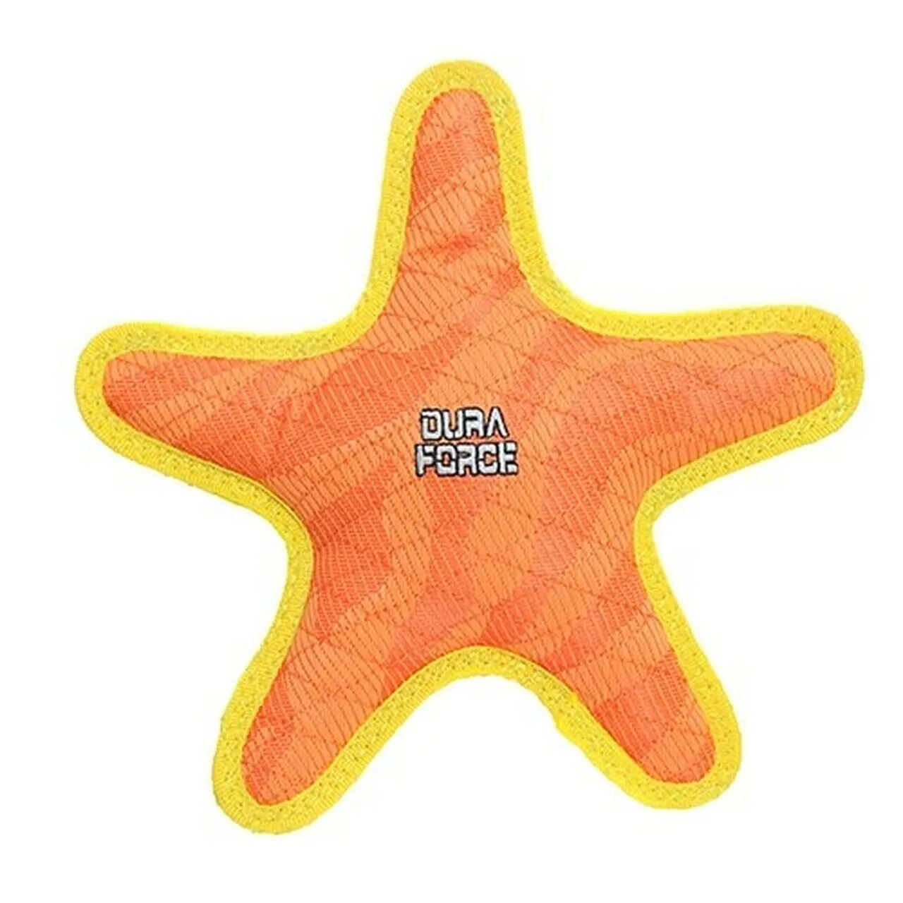 Tuffy Duraforce Star Tough Dog Orange/Yellow