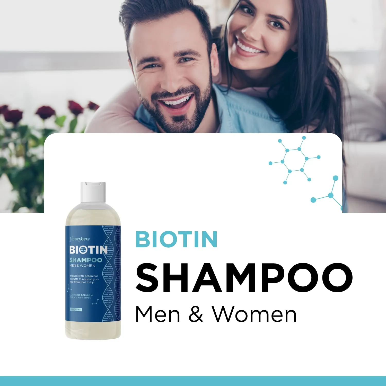 Volumizing Biotin Shampoo for Thinning Hair - Thin Hair Shampoo with Biotin Keratin and Essential Oils for Hair Care - Potent Biotin Hair Shampoo Sulfate Free Dry Scalp Treatment and Hair Moisturizer