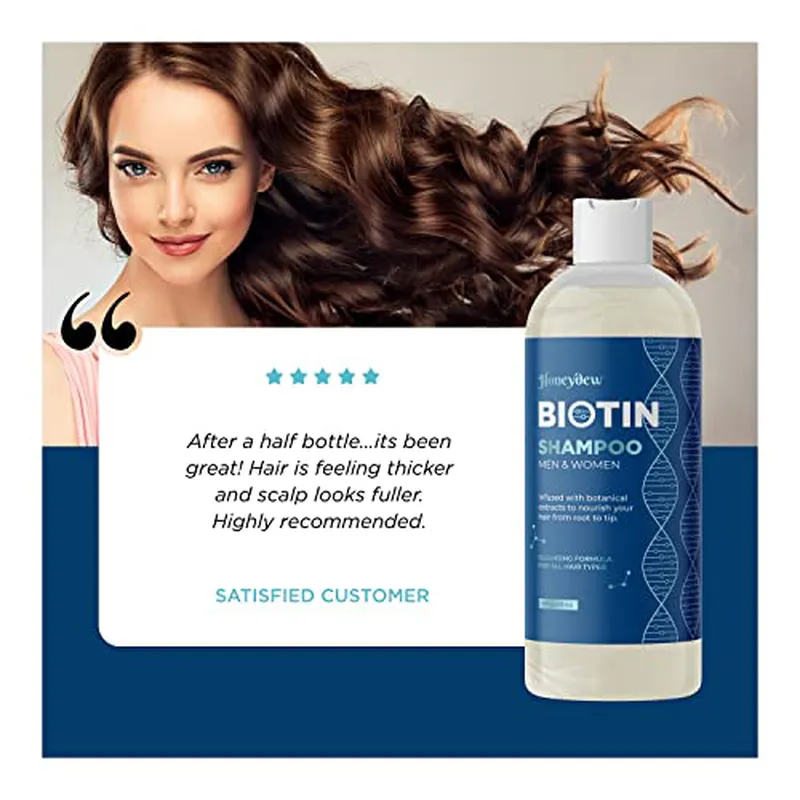 Volumizing Biotin Shampoo for Thinning Hair - Thin Hair Shampoo with Biotin Keratin and Essential Oils for Hair Care - Potent Biotin Hair Shampoo Sulfate Free Dry Scalp Treatment and Hair Moisturizer