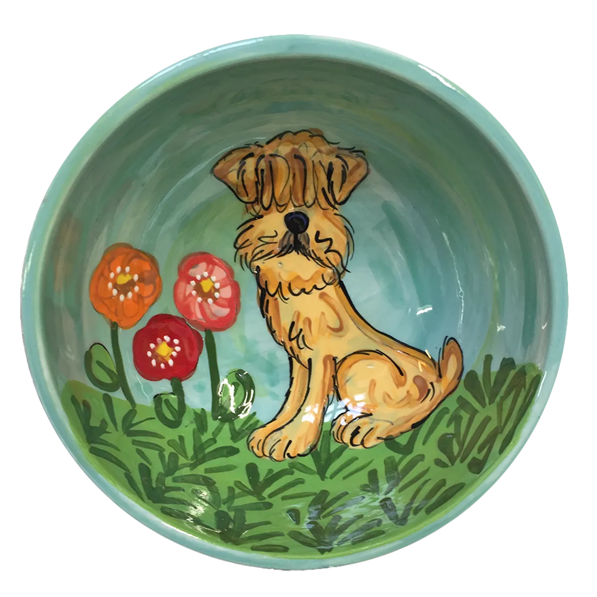 Wheaten Terrier Garden Love Bowl