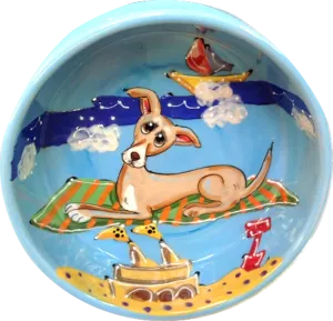 Whippet Dog Bowl