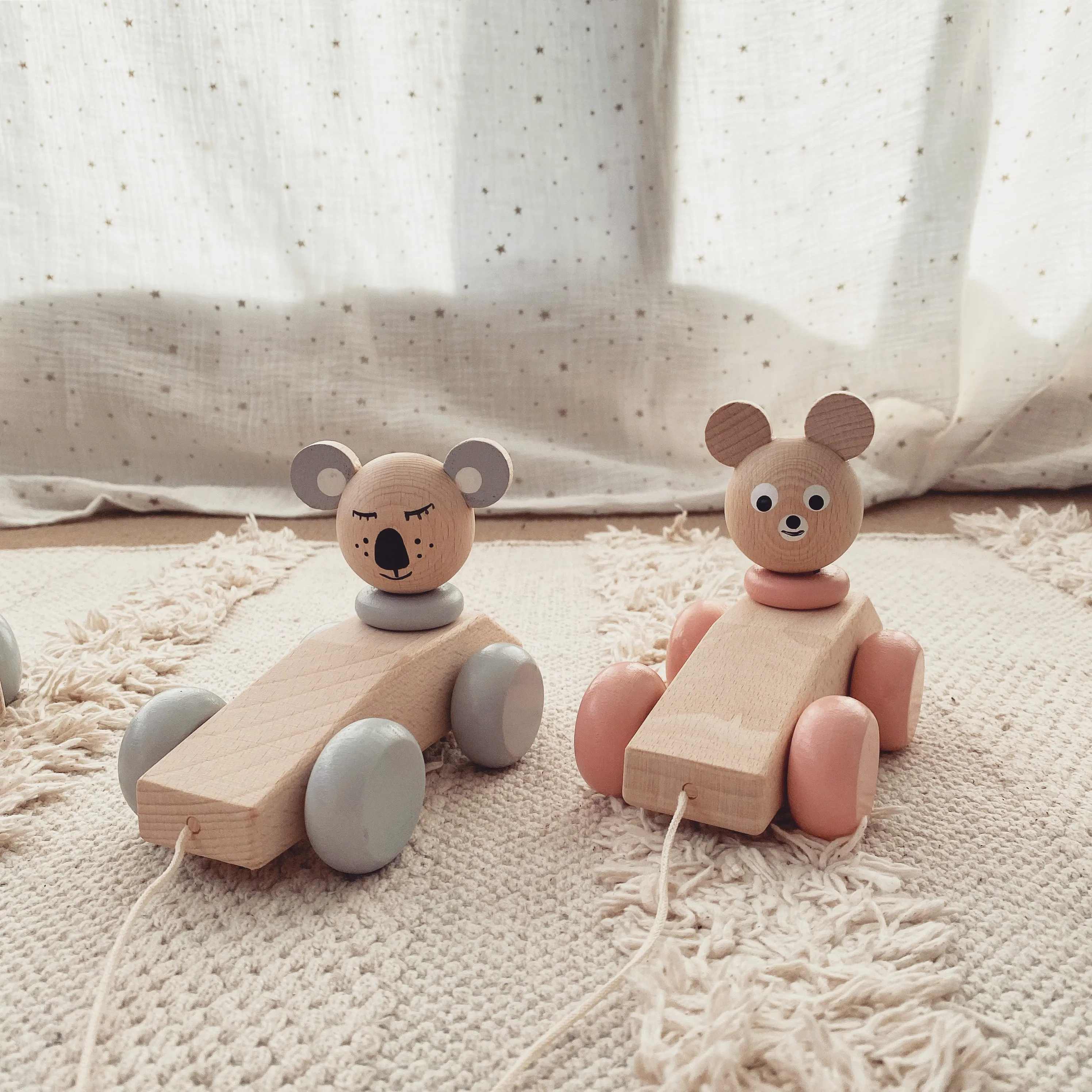 Wooden Pull Along Toy Koala - Neville