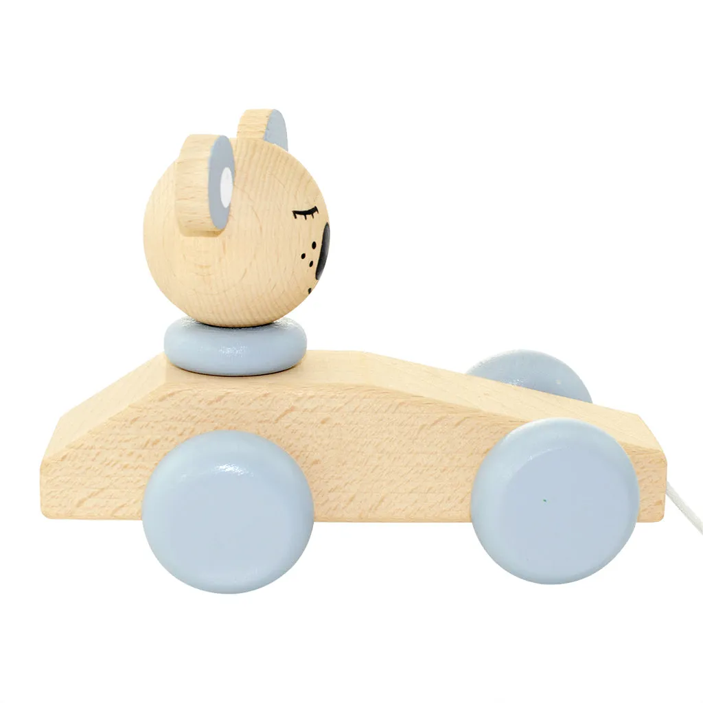 Wooden Pull Along Toy Koala - Neville