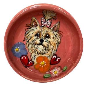 Yorkie Bowl by Debby Carman