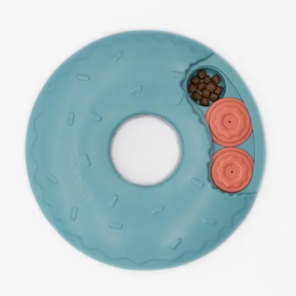 ZippyPaws SmartyPaws Puzzler Feeder Bowl For Dogs, Donut Slider