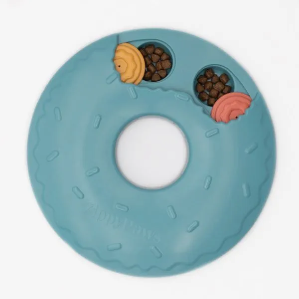 ZippyPaws SmartyPaws Puzzler Feeder Bowl For Dogs, Donut Slider